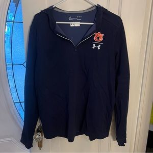 Blue Auburn University Long Sleeve Pullover Hoodie